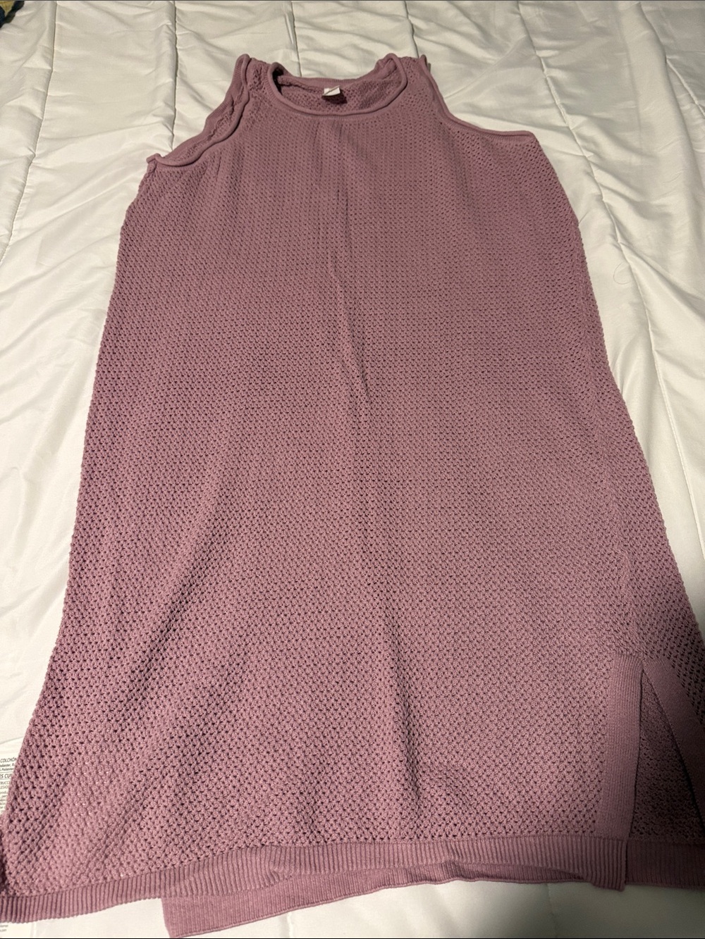 Pact Knit pink swim coverup size L